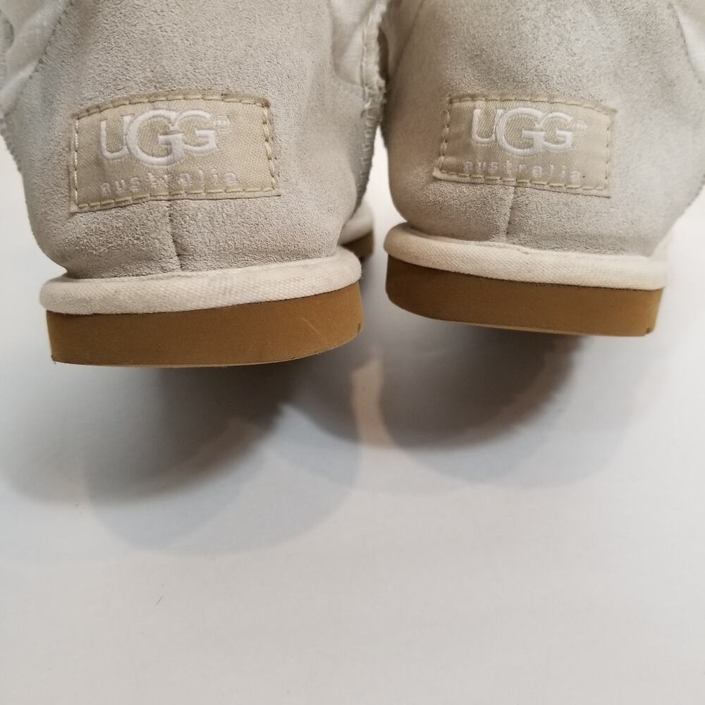 UGG Australia Women's Lo Pro Canvas Fabric Button Boots Cream 5980 Size 7 - Picture 6 of 9